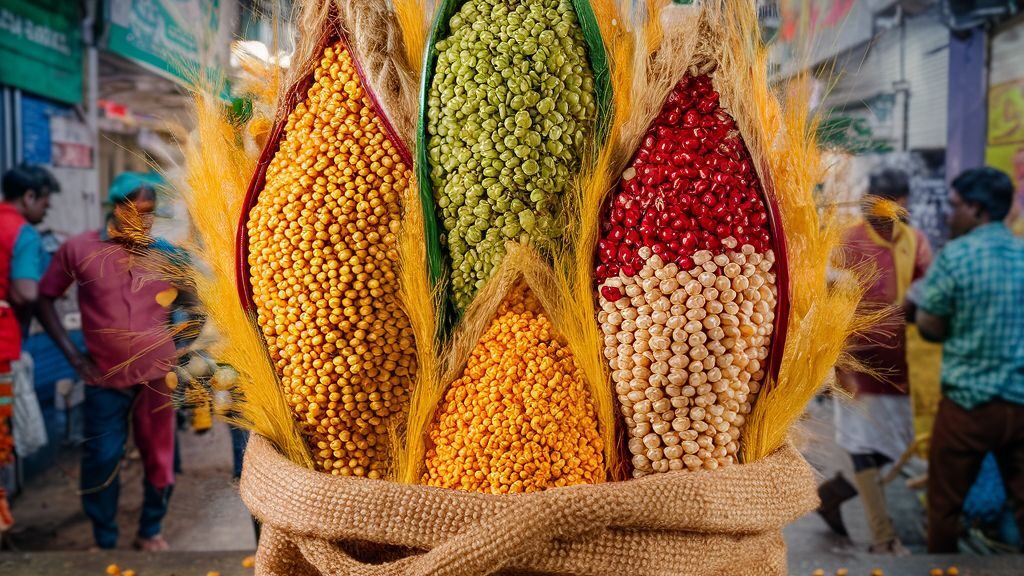 A_vibrant_and_colorful_image_of_various_food_gra-1
